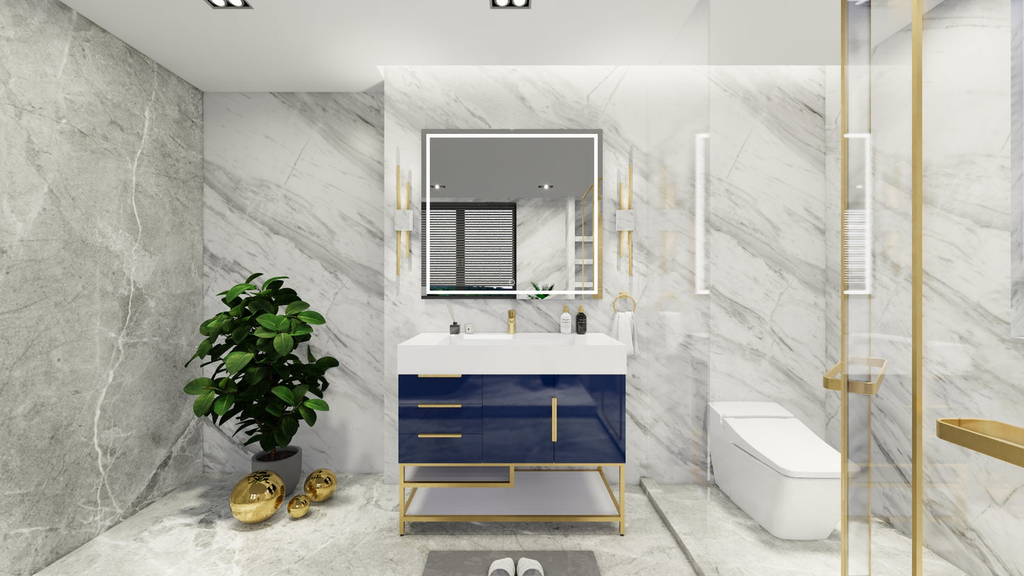 Bethany Freestanding Bathroom Vanity with Reinforced Acrylic Sink Top 24" - 84"
