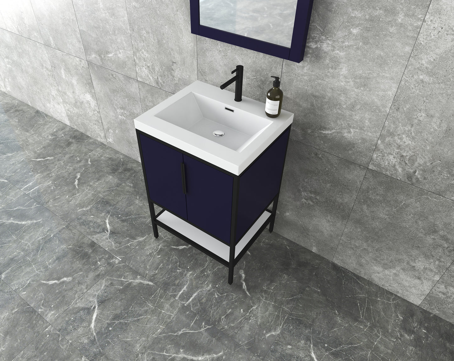 Andrew 24" Freestanding Vanity with Reinforced Acrylic Sink
