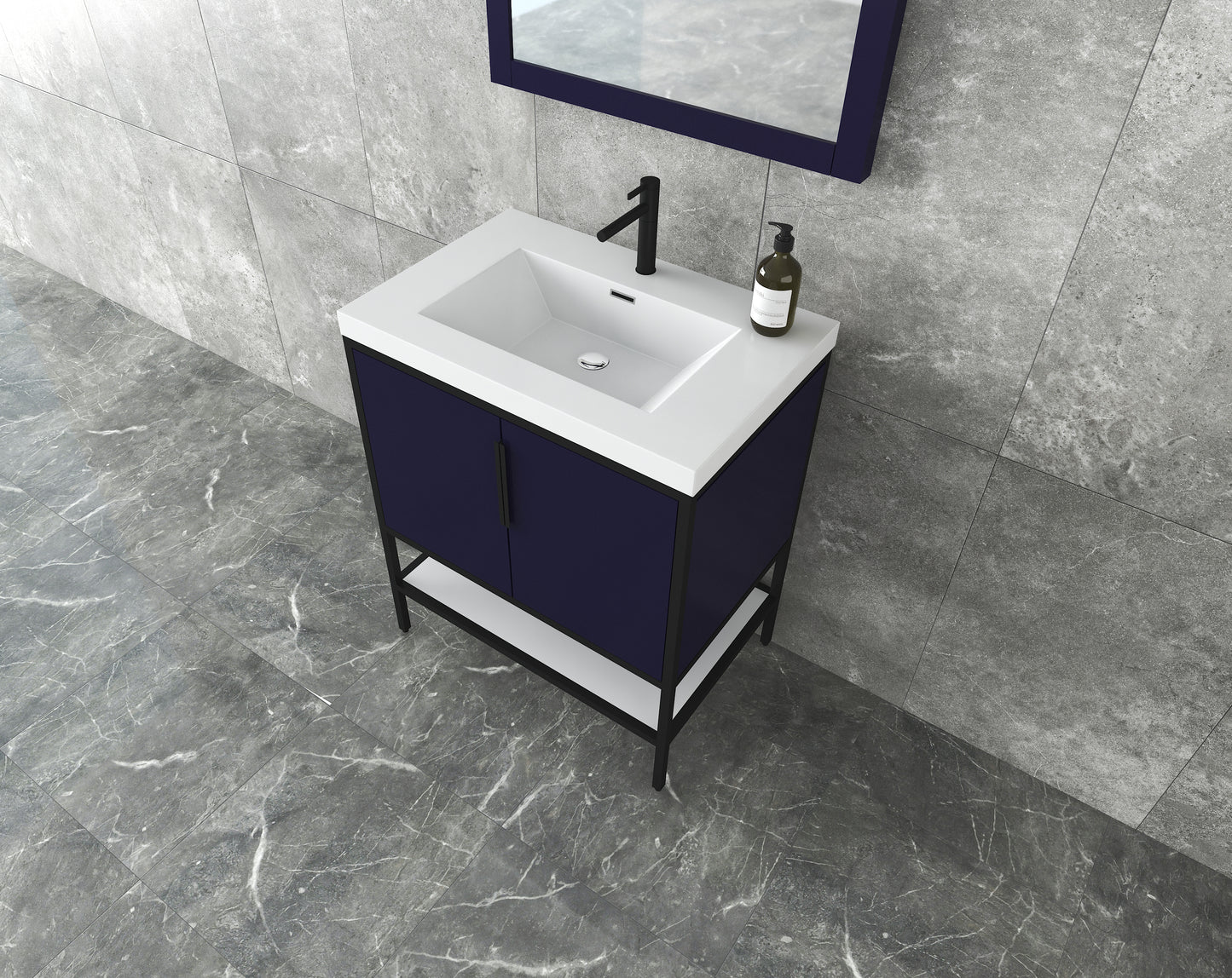 Andrew 30" Freestanding Vanity with Reinforced Acrylic Sink