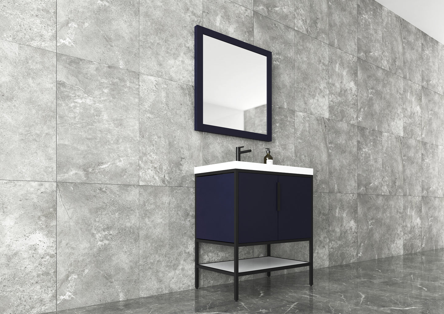 Andrew 30" Freestanding Vanity with Reinforced Acrylic Sink