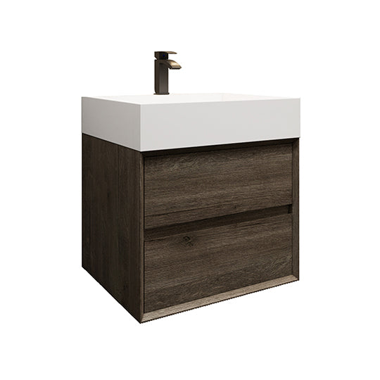 Better Vanity MAX 24"-48" Floating Wall-Mounted Bathroom Vanity with FLX16 Reinforced Acrylic Sink, Soft Close Drawers, Fully Assembled