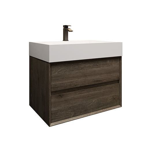 Better Vanity MAX 24"-48" Floating Wall-Mounted Bathroom Vanity with FLX16 Reinforced Acrylic Sink, Soft Close Drawers, Fully Assembled