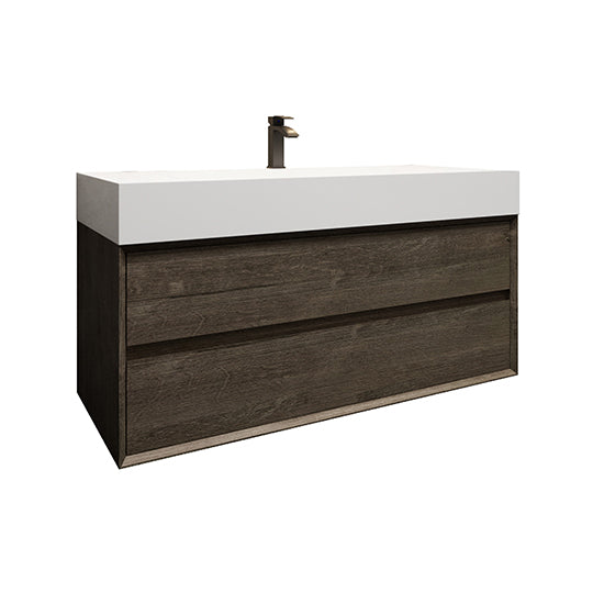 Better Vanity MAX 24"-48" Floating Wall-Mounted Bathroom Vanity with FLX16 Reinforced Acrylic Sink, Soft Close Drawers, Fully Assembled