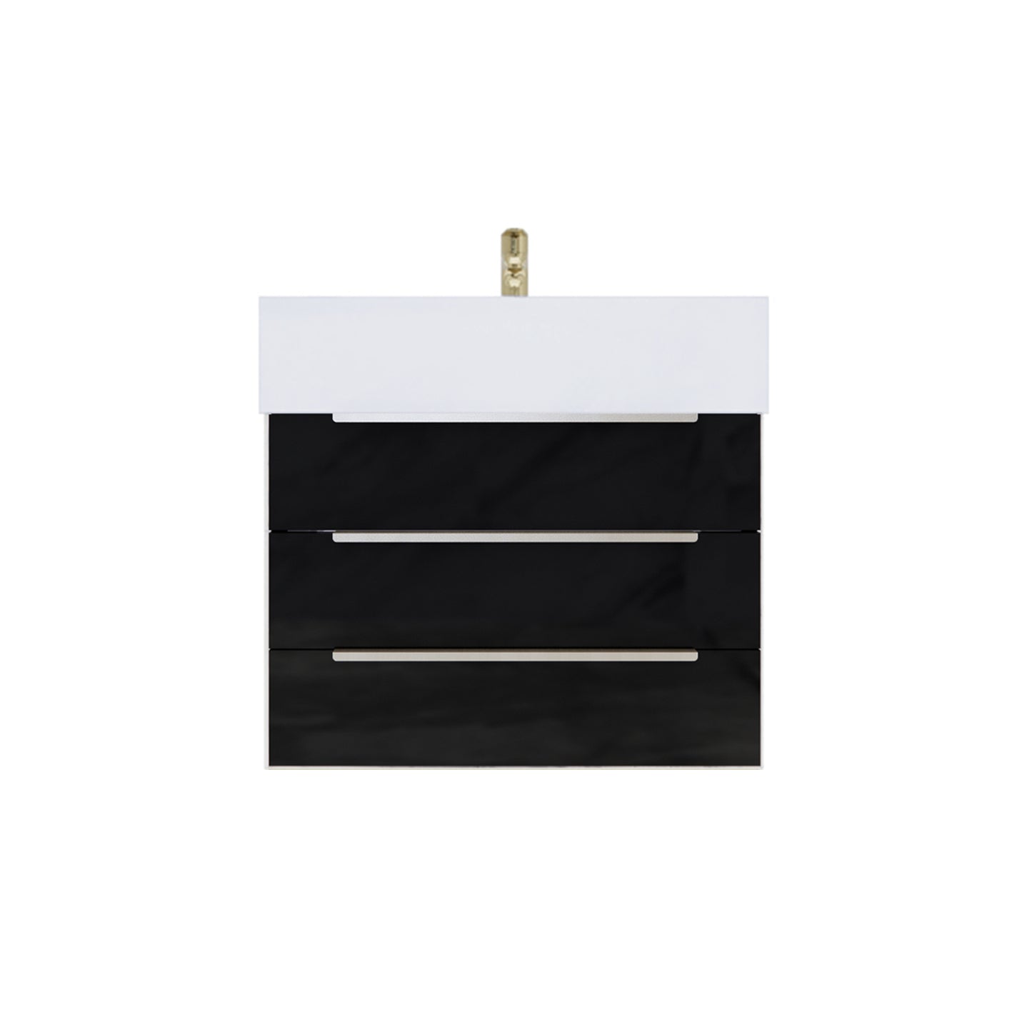 Better Vanity Bethany 24"-48" Floating Bathroom Vanity Reinforced Acrylic Sink Soft Close Doors & Drawers, Fully Assembled