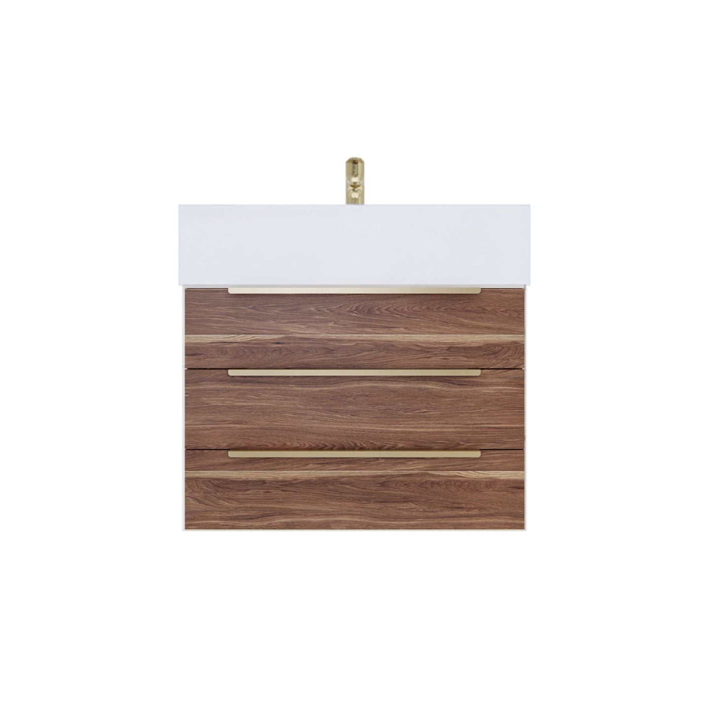 Better Vanity Bethany 24"-48" Floating Bathroom Vanity Reinforced Acrylic Sink Soft Close Doors & Drawers, Fully Assembled