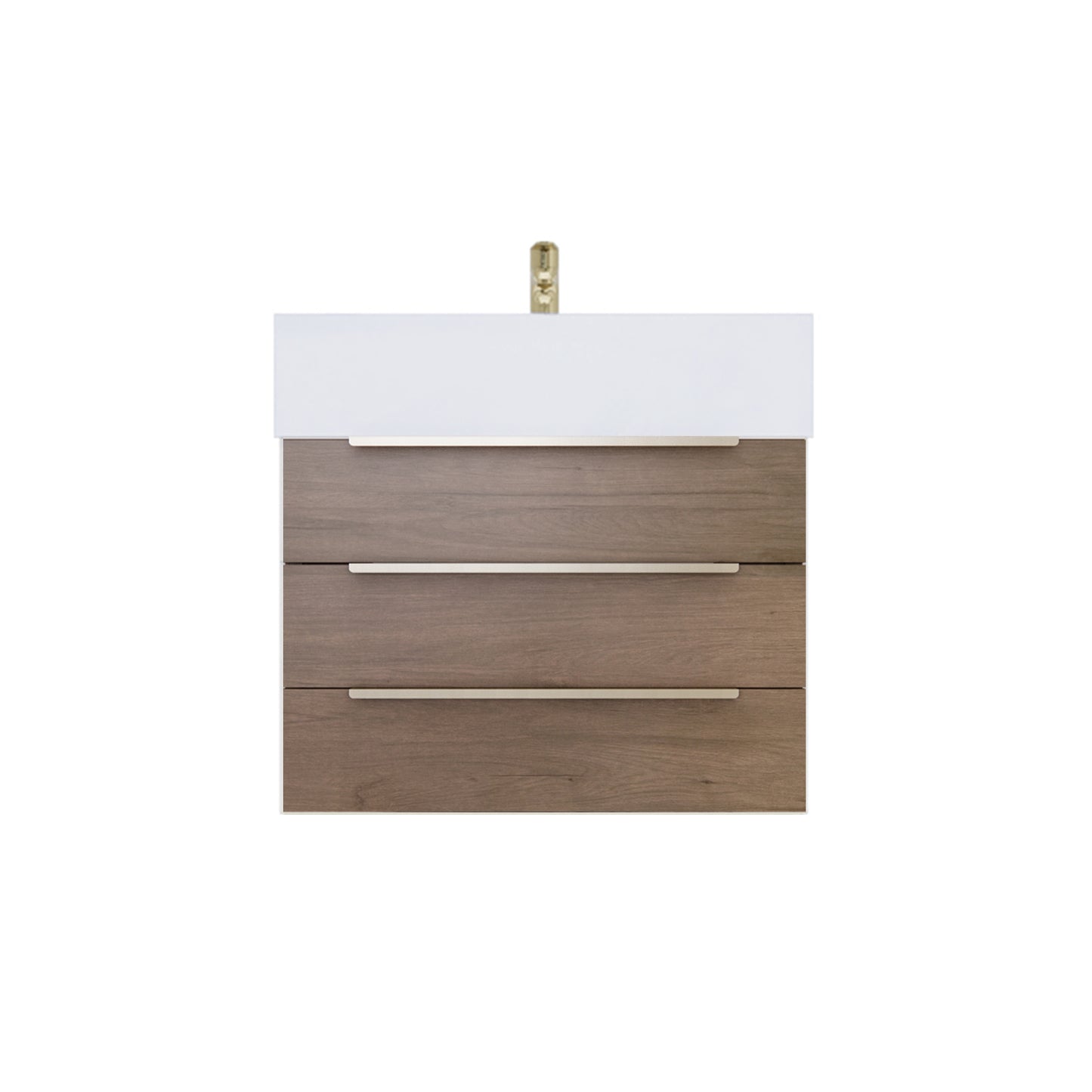Better Vanity Bethany 24"-48" Floating Bathroom Vanity Reinforced Acrylic Sink Soft Close Doors & Drawers, Fully Assembled