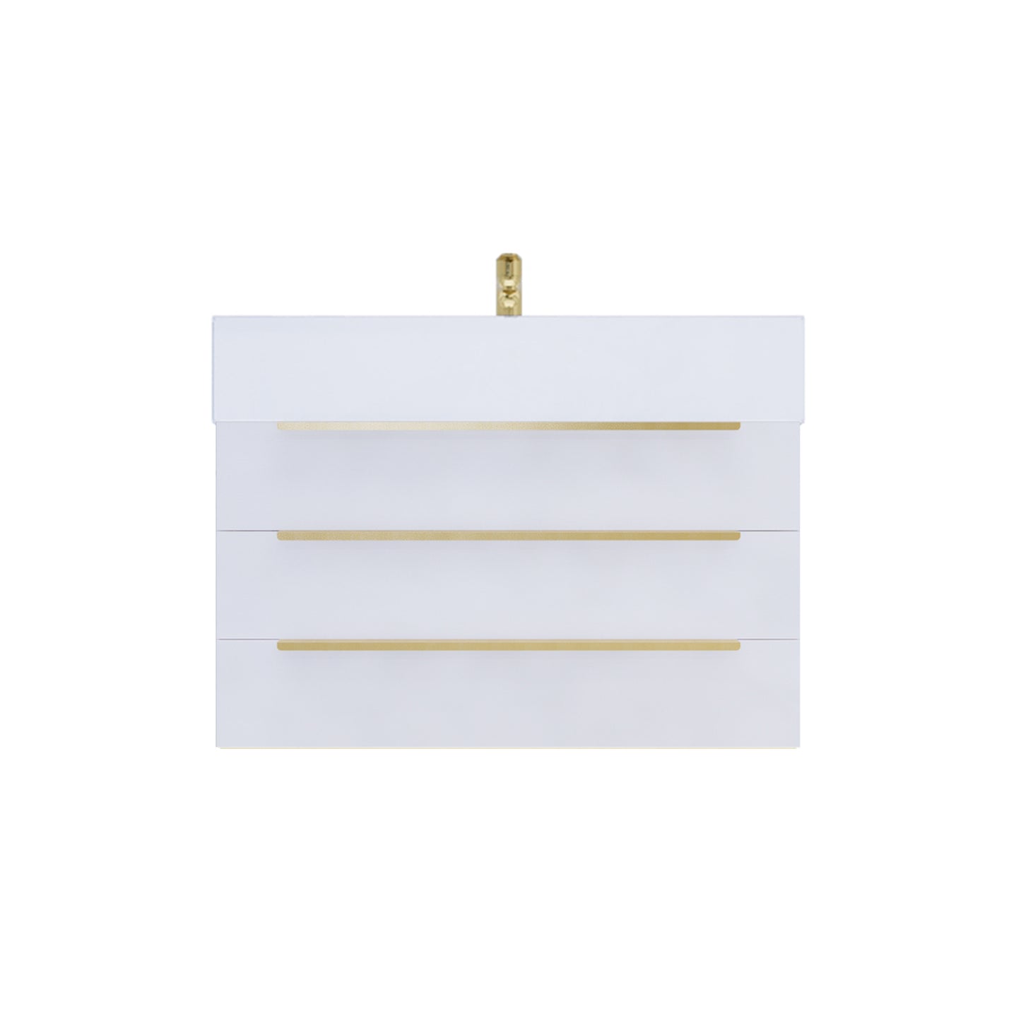 Better Vanity Bethany 24"-48" Floating Bathroom Vanity Reinforced Acrylic Sink Soft Close Doors & Drawers, Fully Assembled