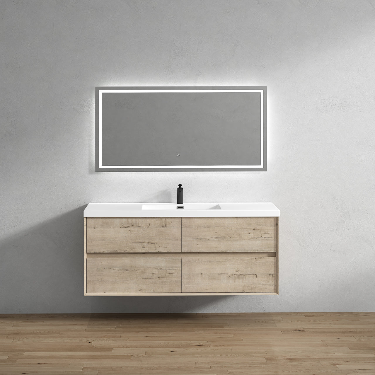 Kingdee Wall Mounted Vanity with Reinforced Acrylic Sink