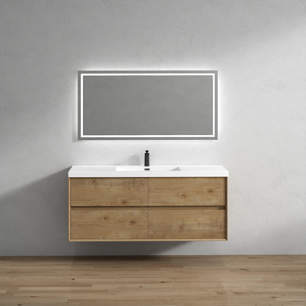 Kingdee Wall Mounted Vanity with Reinforced Acrylic Sink