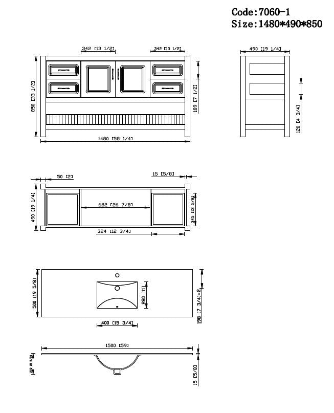 Henley Freestanding Vanity