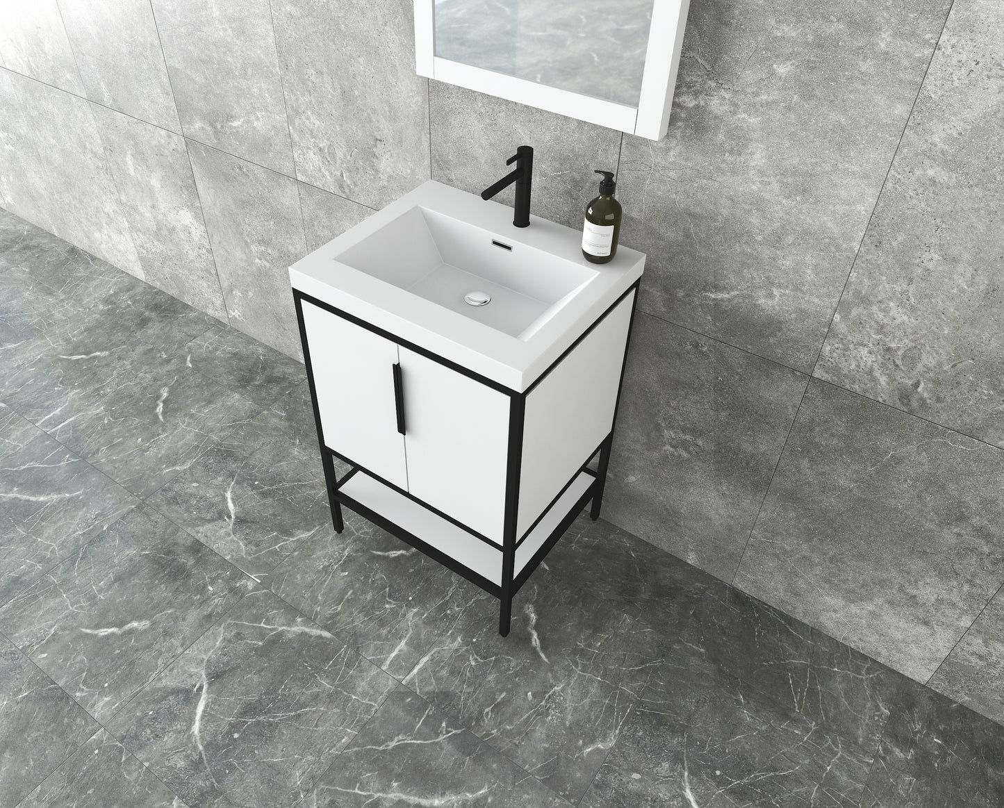 Andrew 24" Freestanding Vanity with Reinforced Acrylic Sink