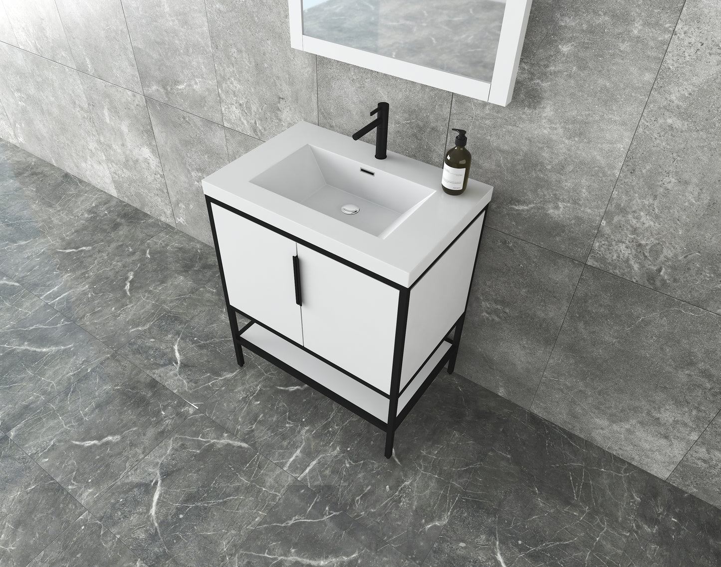 Andrew 30" Freestanding Vanity with Reinforced Acrylic Sink