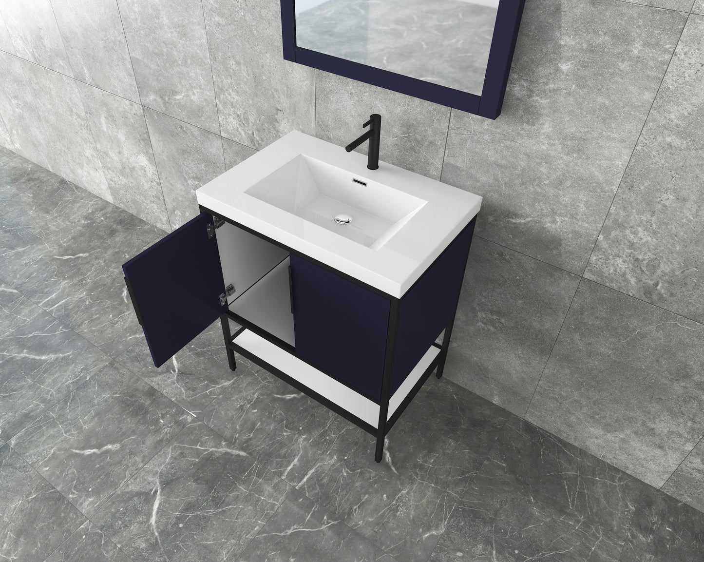 Andrew 30" Freestanding Vanity with Reinforced Acrylic Sink