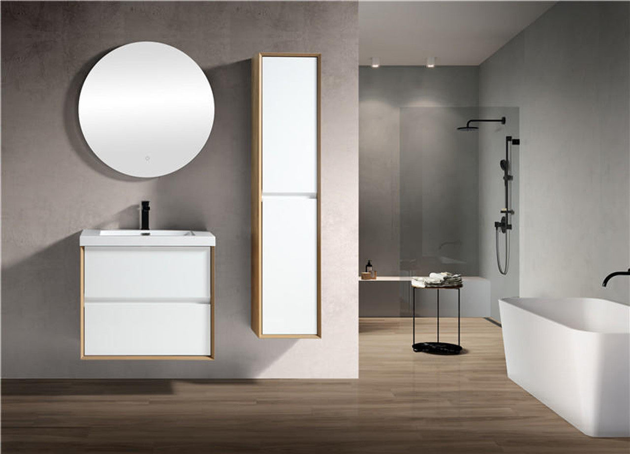 Kingdee Wall Mounted Vanity with Reinforced Acrylic Sink