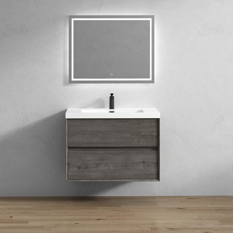 Kingdee Wall Mounted Vanity with Reinforced Acrylic Sink