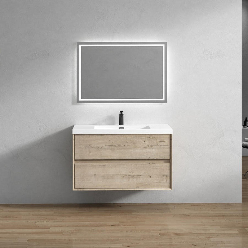 Kingdee Wall Mounted Vanity with Reinforced Acrylic Sink