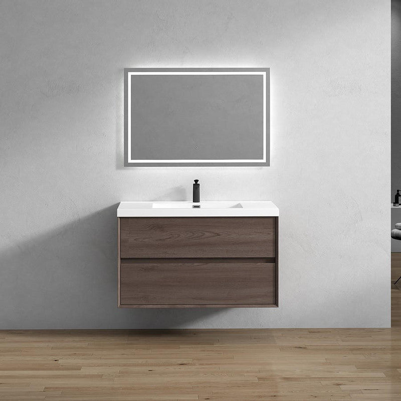 Kingdee Wall Mounted Vanity with Reinforced Acrylic Sink