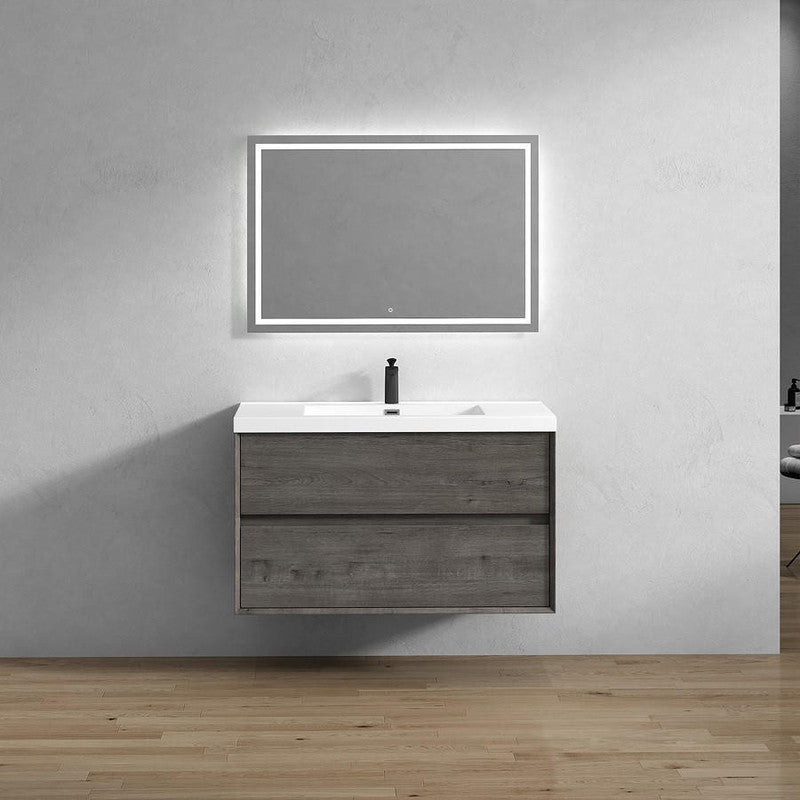 Kingdee Wall Mounted Vanity with Reinforced Acrylic Sink