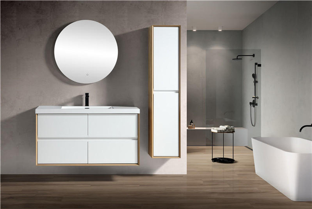 Kingdee Wall Mounted Vanity with Reinforced Acrylic Sink