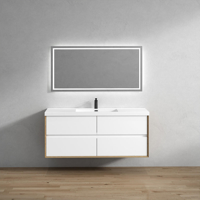 Kingdee Wall Mounted Vanity with Reinforced Acrylic Sink