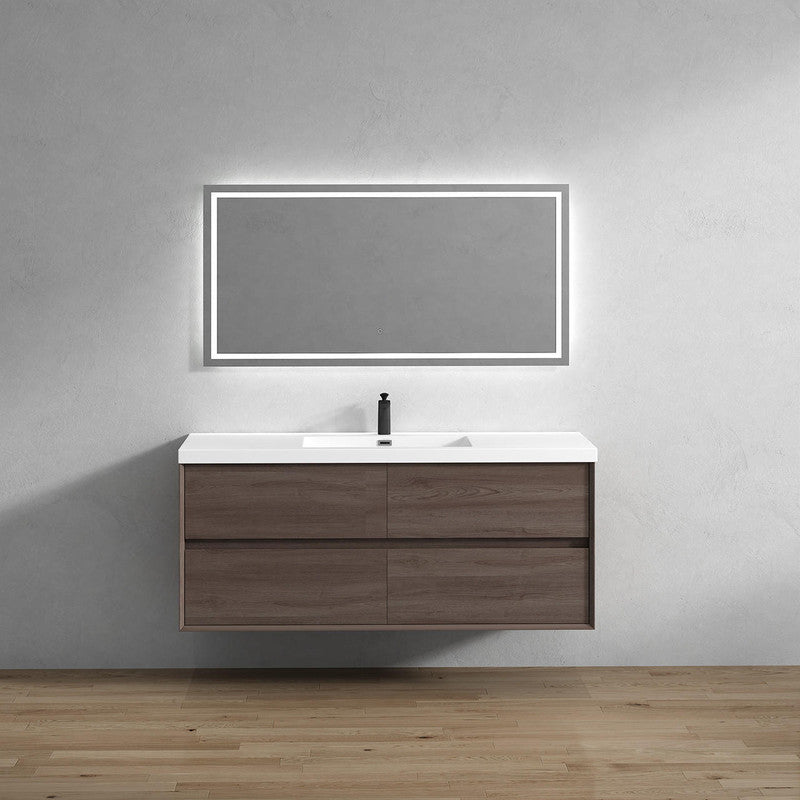 Kingdee Wall Mounted Vanity with Reinforced Acrylic Sink