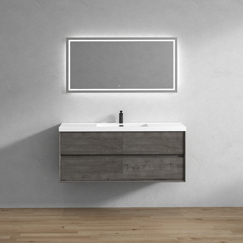 Kingdee Wall Mounted Vanity with Reinforced Acrylic Sink