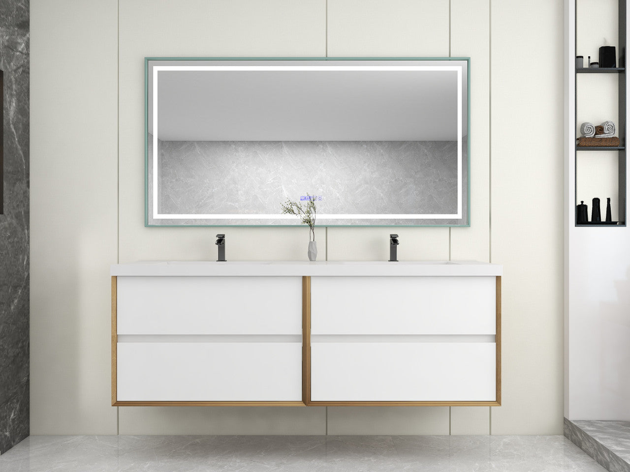 Kingdee Wall Mounted Vanity with Reinforced Acrylic Sink