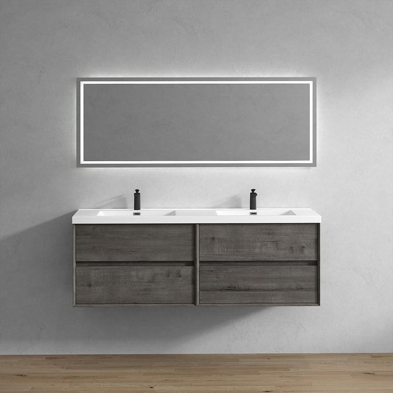 Kingdee Wall Mounted Vanity with Reinforced Acrylic Sink