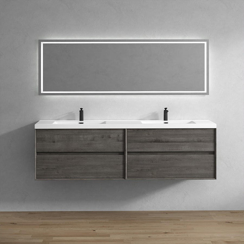 Kingdee Wall Mounted Vanity with Reinforced Acrylic Sink