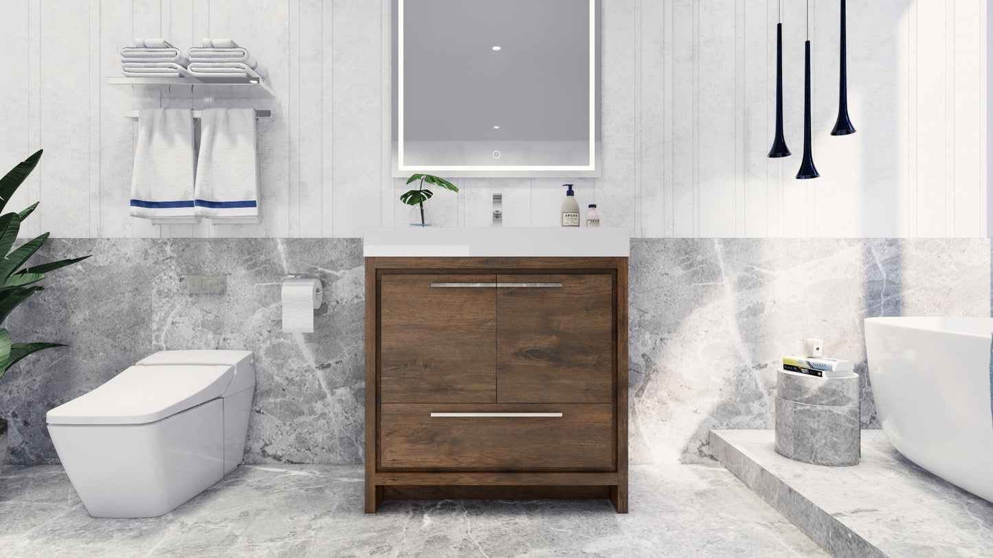 Demure Wall Mounted Vanity