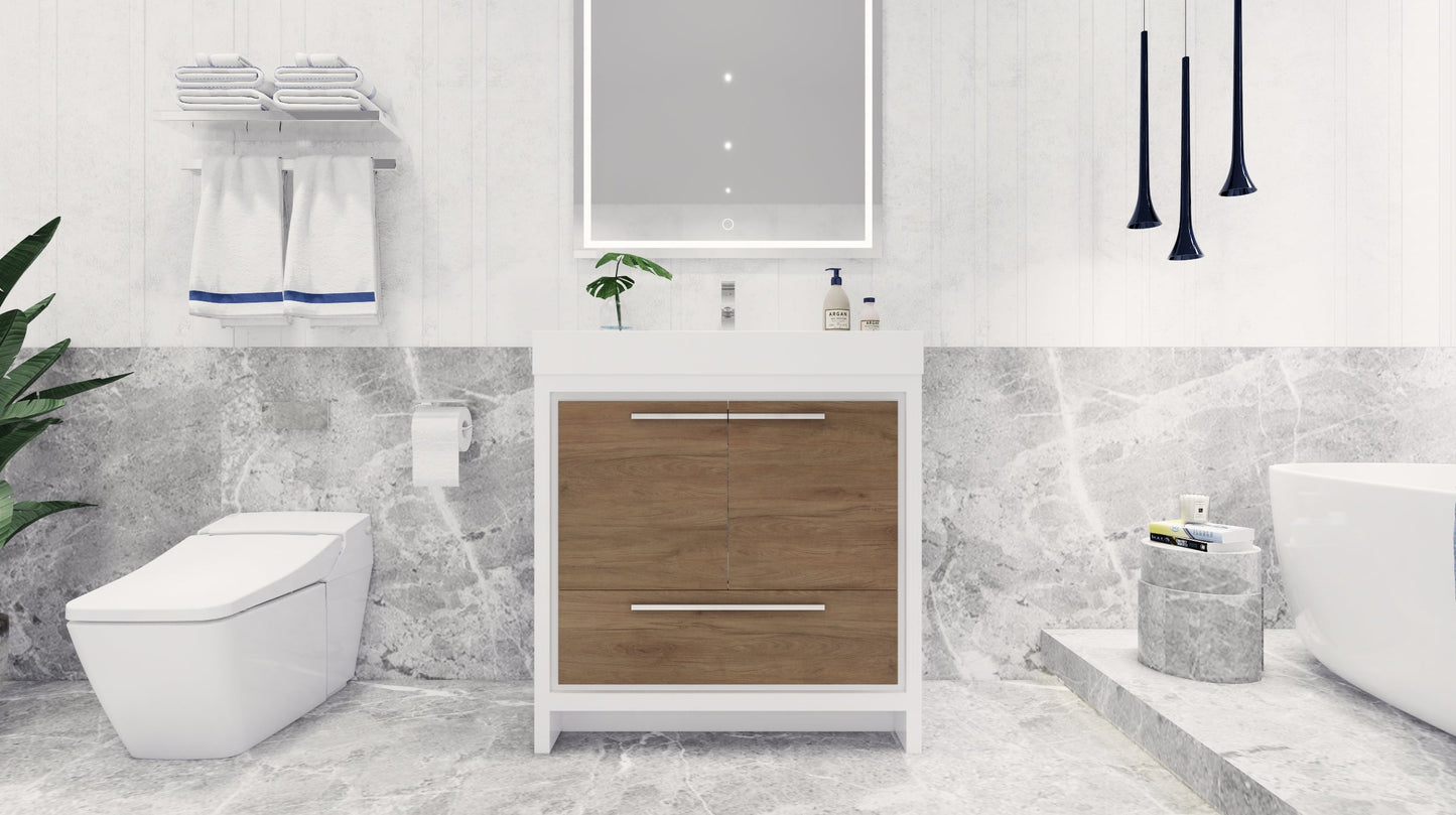 Demure Wall Mounted Vanity