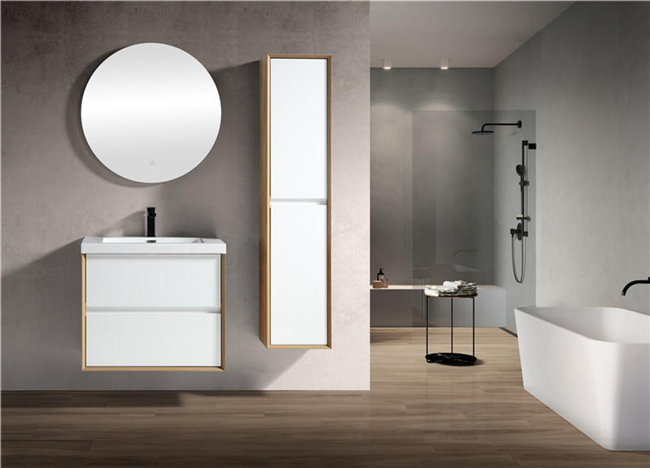 Kingdee Wall Mounted Vanity with Reinforced Acrylic Sink